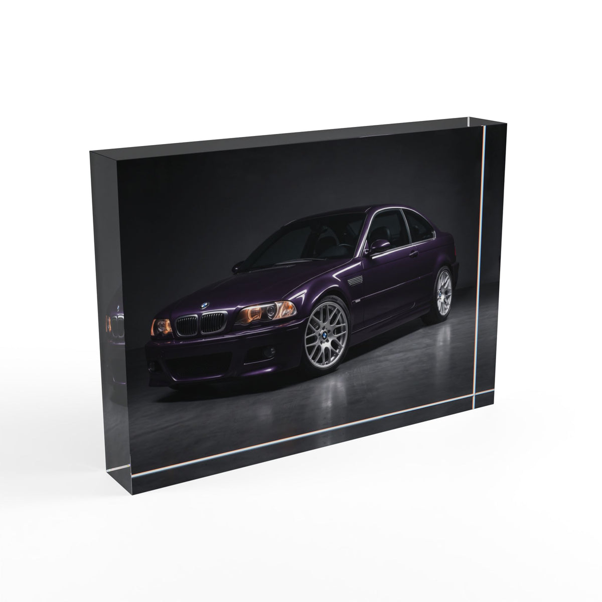 BMW M3 E46 Clean Photo Block – Art Acrylic Block