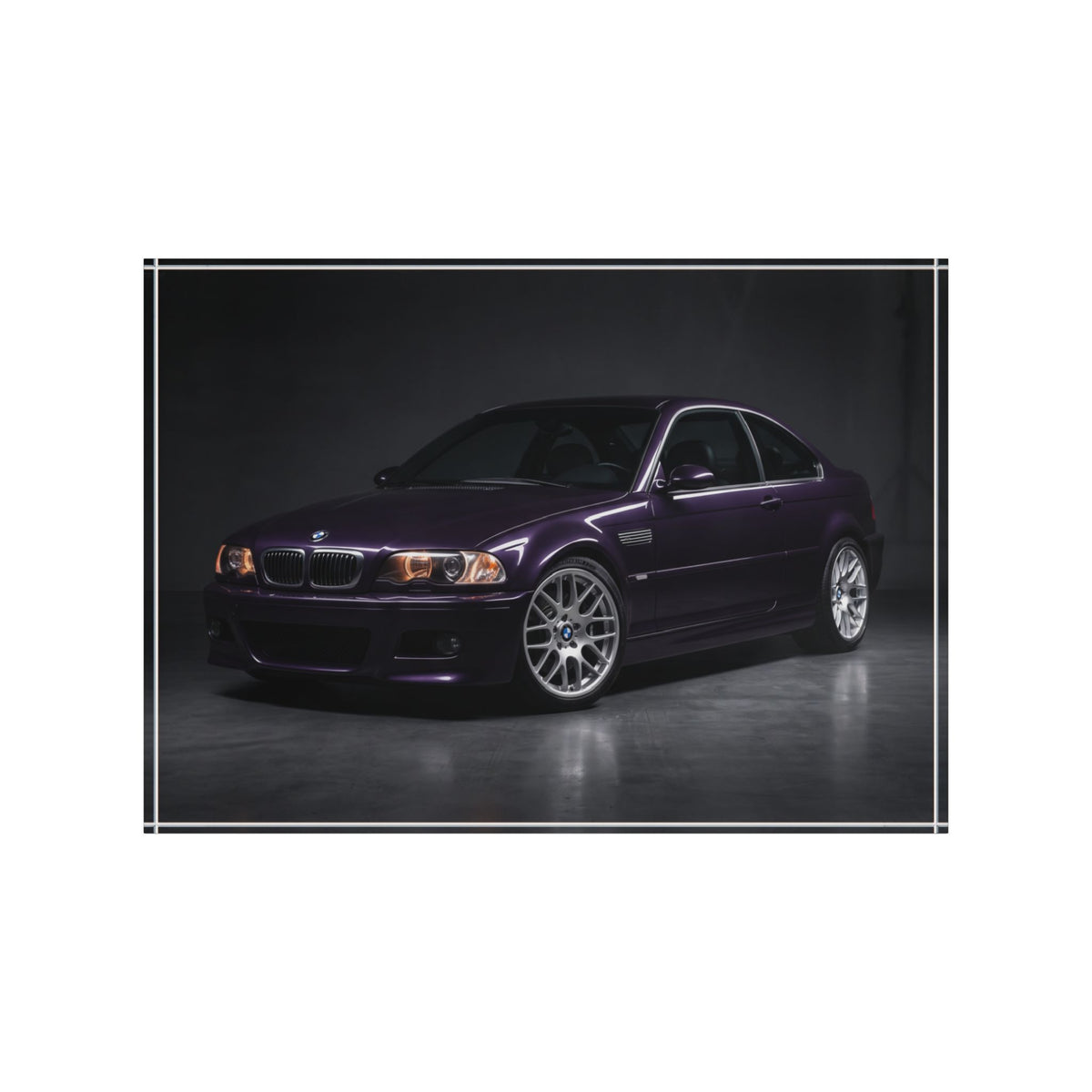 BMW M3 E46 Clean Photo Block – Art Acrylic Block